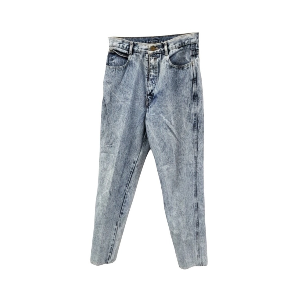 Rio By Stephen Mardon Vtg Acid‎ Wash High Waisted Pleated Women's Jeans Sz 9